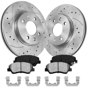 Front Rotors Compatible with Accent [ 2012-2017 ] Brake Rotor Kit