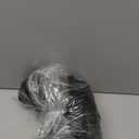 GOBLES Women's Sexy Long Sleeve V Neck Wrap Ruched Front Slit Midi Party Dress (Large, Black)