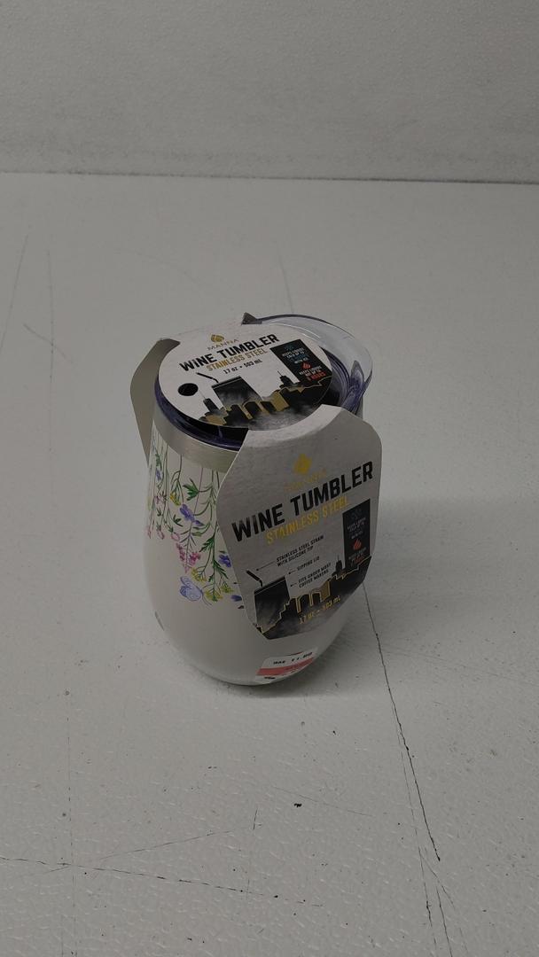 Wine Tumbler 17 Oz flowers manna