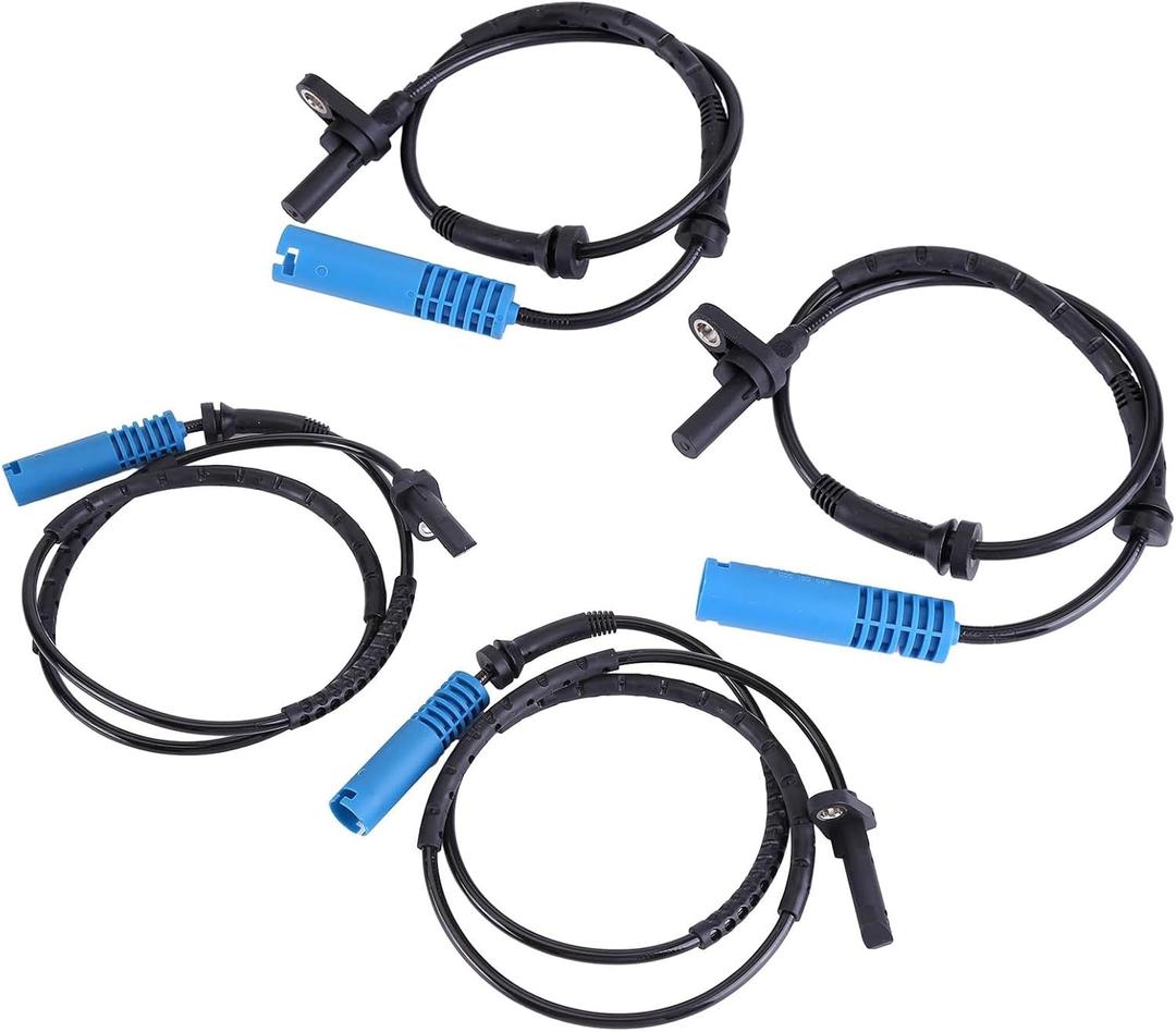 ABS Wheel Speed Sensor Fit for 06 for BMW 325xi 330xi 09-13 for BMW 328i xDrive 07-08 for BMW 328xi 335xi 09-13 for BMW 335i xDrive Rear Left Rear Right Front Left Front Right 4pcs ABS Sensors