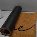 KANKUN Coco Coir Door Mat with Heavy Duty Backing, Welcome Doormat (17" x 30"), Doormat Entrance (Welcome)