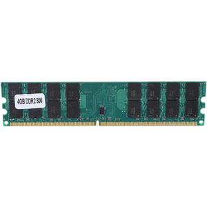 4GB Large Capacity DDR2 Memory Module for Desktop Computer, 240PIN 800MHz Fast Data Transmission RAM DDR2 4GB PC2-6400 Bandwidth, Plug and Play