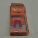 Shock Doctor Mouth Guard Sports, Hockey, Lacrosse, Baseball, Wrestling Moutguard, Gel Max Heavy Duty Protection & Custom Fit, Football Mouth Guard with Strap, Adult & Youth Mouthguard (Pink)