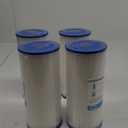 Membrane Solutions 20 Micron Pleated Water Filter Home 10"x4.5" Whole House Heavy Duty Sediment Replacement Cartridge Compatible with ECP10-1,ECP20-BB,R50-BBSA,FXHSC,CB1-SED10-BB (4 Pack)
