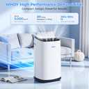 80 Pint Dehumidifier for Basement, 50 Pint DOE, Drain Hose, 5000 Sq Ft