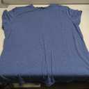 Memorose Womens Short Sleeve Tops Summer T Shirts Round Neck Causal Fashion Basic Tee (XX-Large, Blue01)