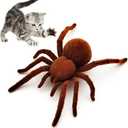 Tipmant Electric Spider Tarantula Animal Toy Vibration Crawling Pets Cat Dog Puppy Teasing Toys Prank Scary Kids Gifts
