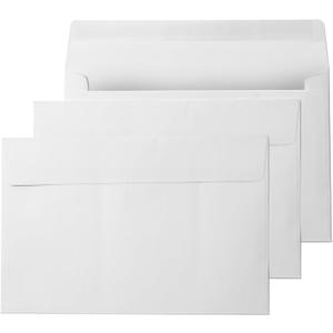 Pack It Chic - 5.75 X 8.75 Envelopes (250 Count) White A9 Peel-and-Stick Envelopes for Photos, Letters, Invitations, Weddings, Announcements, and Holidays - 5 3/4" X 8 3/4"
