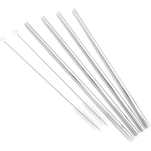 Reusable Stainless Steel Straws Pack of 4