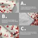 Pink Red Love Heart Hand Towels Pack of 2 Happy Valentine's Day Fingertip Towels Sweet Romantic Love Holiday Bathroom Towels Soft Fast Drying Face Towel for Kitchen Spa Gym 28.3x14.4 Inch