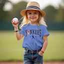 BOUTIKOME Toddler Baby Boys Girls Baseball Shirt Baseball Team Graphic T-Shirt Baseball Fan Tees Game Day Outfit Summer Tops Size 90