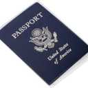 5 Pack Passport Cover Protector Case Clear Plastic Vinyl ID Card Holder