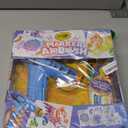 Crayola Marker Airbrush Spray Art Kit, Essential Easter Basket Stuffer for Kids, Battery-Powered Sprayer with 8 Washable Markers & 5 Stencils, DIY Craft Set, Ages 6+