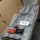 1.64x4ft 2Pack Wire Shelving Unit Heavy Duty Garage Storage Shelves Wall Mounted Black 560lbs Load Capacity20-inch-by-48-inch