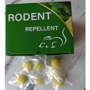 Mouse Rodent Repellent, 24 Pack Peppermint Lemon Mice Repellent for Squirrel Rats Spider Pests, Natural Deterrent for Kitchen, Warehouse, Car, Indoor, Outdoor, Safe for Pets & Family