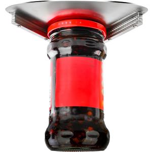 Upgraded Stainless Steel Jar Opener for Seniors  Easy One-Handed Under Cabinet Mount Lid & Bottle Opener for Weak Hands, Arthritis, Elderly, No Rust, Durable Kitchen Tool