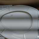 Mayfair Caswell Modern Slow Close Toilet Seat, Durable Plastic, Elongated, White