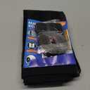 Magnetic Screen Door Left Right Side Opening Polyethylene Terephthalate Mesh Greater Than Fiberglass and Polyester Easy Install (Screen 38"x84", Black)