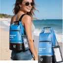 10L Waterproof Dry Bag, [Upgraded Waterproof & Tearproof] with Bonus Phone Waterproof Case, Roll Top Floating Waterproof Storage Bag for Kayaking, Beach, Fishing, Gym, Camping Outdoor