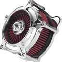 Air Filter Cleaner for Harley Davidson Softail Touring Street Road King Glide Trike for Harley Davidson Air Intake Filters for Softail Dyna 93-15, Touring 01-07 Red