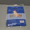 BTFBM Womens Short Sleeve Tops 2025 Summer Casual Crew Neck Oversized Sweater Solid Color Ribbed Knit T Shirts (Blue, M)