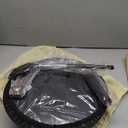 Non-Stick Cast Iron Wok Small Wok Pan with Iron Lid Wodden Handle Suitable for All Stoves, 9" Mini Wok