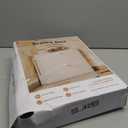 WOWLIVE Corner Bread Box for Kitchen Countertop, Large Vintage Bread Storage Container Bin for Homemade Bread, Double Layer Farmhouse Bread Holder for Kitchen, Cabinet, Pantry (Caramel, Medium)