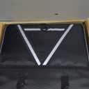 HIRALIY 4 in 1 Car Trunk Storage Organizer with Leakproof Cooler Bag, Multi-Compartment Foldable Trunk Storage Box for Car Truck SUV Black