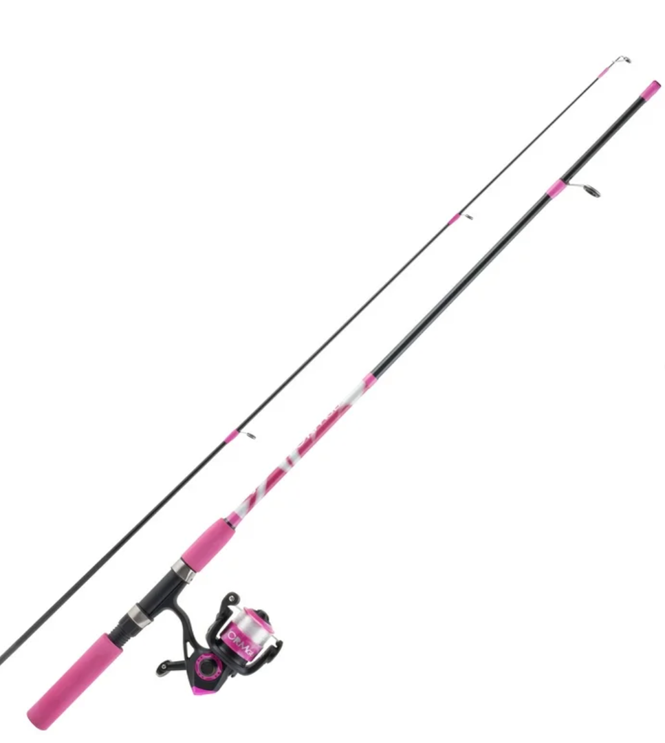 South Bend Worm Gear 2-Piece Graphite Spincast Fishing Rod and Reel Combo 5'6