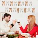 2 x 20Pcs Valentlnes Day Tree Bows Decorations,Galentines Decor Bows Coquette Decorations Bow Hanging String Garlands Lovers Day Decor Wedding Anniversary Birthday Party Supplies