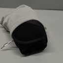 Airplane Pillow Combo with Chin Strap, Travel Pillows for Airplanes with Sleep Eye Mask, Plane Pillow for Long Flights, Car Road Trip, 360 Headrest, Stop Bobblehead, Black