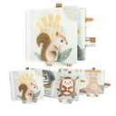 Soft Baby Book with Touch and Feel Pages - Cute Sensory Book for Babies 0-6, 6-12 & 12-18 Months with Mirror & Crinkle Paper - The Perfect Christmas Toy for Baby Showers Or as a Newborn/Infant Gift