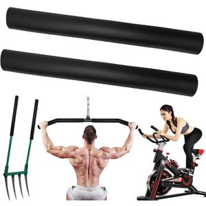 Taeku Foam Handle Grip Covers  1 Pair Anti-Slip Tubing Sleeves for Fitness Equipment, Tools, Garden Handles (40CM)