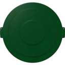 SPARTA Bronco Lid for 20 Gal. Trash Can, Durable, Food-Safe, NSF and HACCP-Compliant, Lid for Commercial Use (Container Sold Separately Fits Bronco Only), Polyethylene, 20 Gallon, Green (Pack of 6)