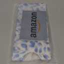 Watercolor Blue Leaves Sink Faucet Absorbing Mat Sink Splash Guard Faucet Mat Draining Mat Fast Drying Sink Protectors for Kitchen and Bathroom 5.5"24"