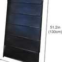 6 Tier No-Assembly Shoe Rack, Foldable Shoes Rack Organizer Without Installation, Portable Solid Metal Shoe Shelves for Closet, Entryway, Front Door Entrance