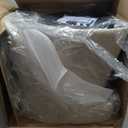 Swivel Dining Chairs Set of 2, Upholstered Mid Century Modern Deskchair with High Back, Linen Fabric Kitchen Chairs for Dining Room, Bedroom, Dressing Room, Khaki