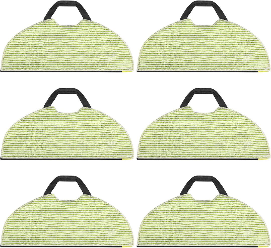 JORAIR AV2610WA RV2610WA Vacuum Mop Replacement Pads Compatible with Shark RV2610WA AV2610WA RV2620WD RV2410WD AI Ultra 2- in-1 Robot Vacuum, Washable Reusable Microfiber Soft Pads, 6 Pack