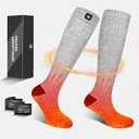 Heated Socks for Men Women, 10000mAh Rechargeable Heated Socks, APP Control Electric Socks for Hunting, Home, Riding, Hiking, Outdoor Work L