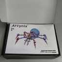 Mostarle Crystal Lamp Jumping Spider 3D Metal Puzzle, Arcynix DIY Model Kit Sci-Fi Mechanical Spider Steampunk Decor, Creative Gift & Futuristic Home Décor for Adults & Teens