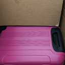 Kenneth Cole REACTION Out of Bounds Lightweight Hardshell 4-Wheel Spinner Luggage, Magenta, 20-Inch Carry On