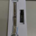 STIROLL Slim Metal Band Compatible with Apple Watch 41mm 40mm 38mm 42mm(Series 11 10) Women, Stylish Thin Stainless Steel Chain Straps for iWatch Bands Series 9 8 7 6 5 4 3 2 1 SE, Silver Gold