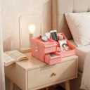 Perfume Organizer,Cologne Stand,Cologne Shelf,Perfume Stand,Organizador de Perfumes,Bathroom Countertop Storage,Shelf for Bathroom Counter, Gifts for Women,Pink