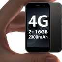 Mini Smartphone 4G Mini Phone for Kids 2000mAh Battery World's Smallest 3.0'' Touch Screen Mobile Phone Cell Phone with Dual SIM Quad Core Face ID GPS for Girls & Boys 2GB+16GB Black