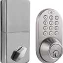 MiLocks DF-02SN Electronic Keyless Entry Touchpad Deadbolt Door Lock (Satin Nickel)