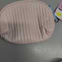 3 x Quilted cosmetic bag, pink
