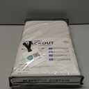 100% Blackout Shield Linen Blackout Curtains for Bedroom 84 Inches Long, Back Tab/Rod Pocket Living Room Drapes, Thermal Insulated Blackout Curtains 2 Panels Set, 50" W x 84" L, Cream