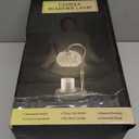 Hisummer Candle Warmer Lamp with Timer, Dimmable Candle Lamp Warmer with 312 K9 Crystals Adjustable Height Electric Candle Warmer for Women Gifts, Wax Warmer Lamp with 2 Bulbs for Jar Candles (Gold)