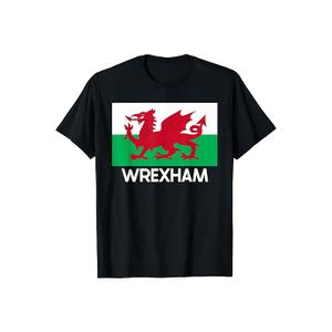 Wrexham Football Wales Welsh Soccer Jersey Retro Vintage T-Shirt Small