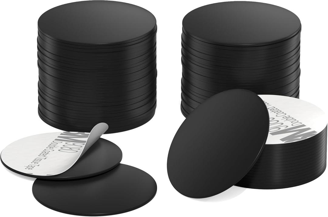 30 Pieces NFC Tags Black NTAG215 NFC 215 Tags NFC Coins Cards Black NFC Stickers Round 13.56MHz NFC Chip with Adhesive Back, Compatible with TagMo and NFC Enabled Phones (25mm - 30 pcs)